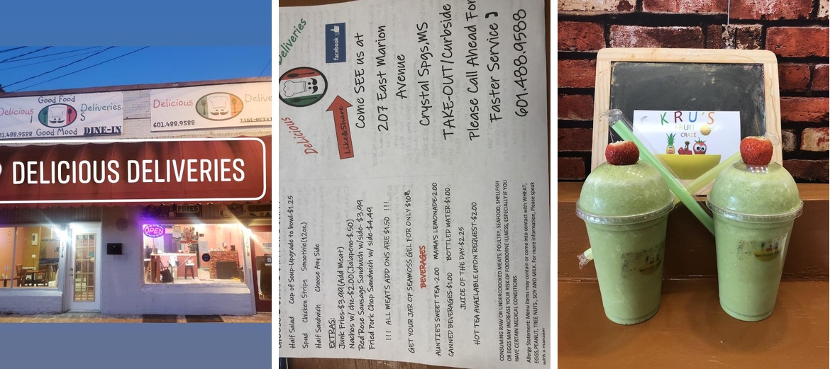 Delicious Deliveries Menu