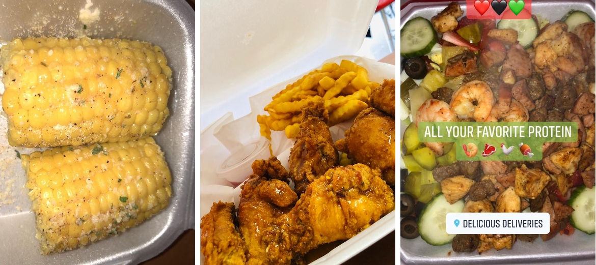 Delicious Deliveries Menu